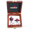 2 Set Red Painted Router Bit Sets, Silver Welding Or Copper Welding